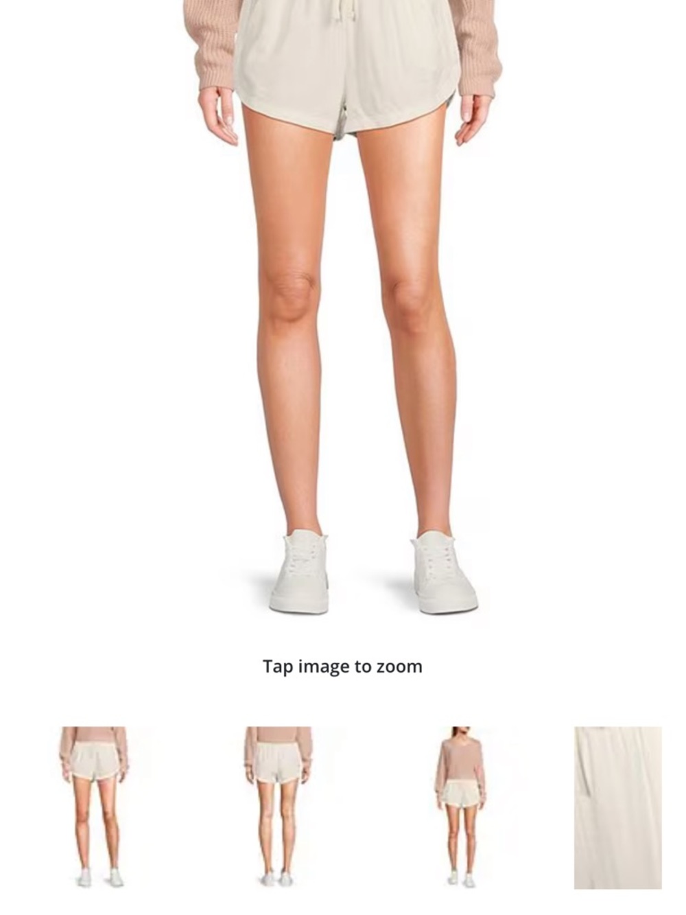 Women's Billabong Drawstring Relaxed Shorts in White